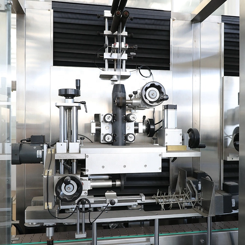low cost liquid manufacturing Automatic Sleeve Labeling Machine for Water CSDJuice Milk Tea Energy drink Beverage Pet Bottle Glass bottle Can bottling plant sale bottling factories in turkey