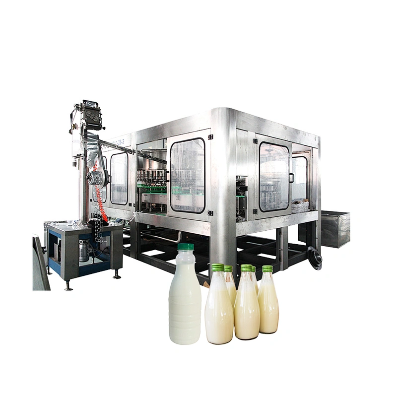 Sunswell Aseptic Milk Filling Packing Line automatic yoghurt bottle filling machine