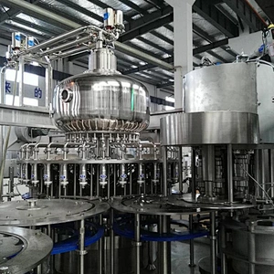 20000 BPH industrial  vacuum liquid Juice bottling and capping machine with heater and mixer