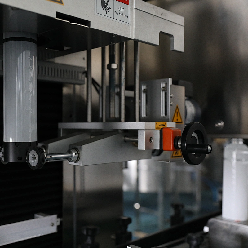 Drinking Water Beverage Plastic PET Bottle High Speed Full Auto with Electric Oven Sleeve Shrink Label Applicator Labeling Machine liquid packing machine liquid packing machine