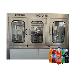 Turnkey Complete Full Automatic Carbonated Soft Drink Filling Bottling Line