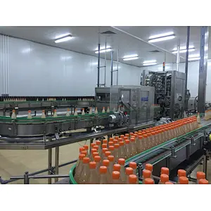 20000 BPH industrial  vacuum liquid Juice bottling and capping machine with heater and mixer