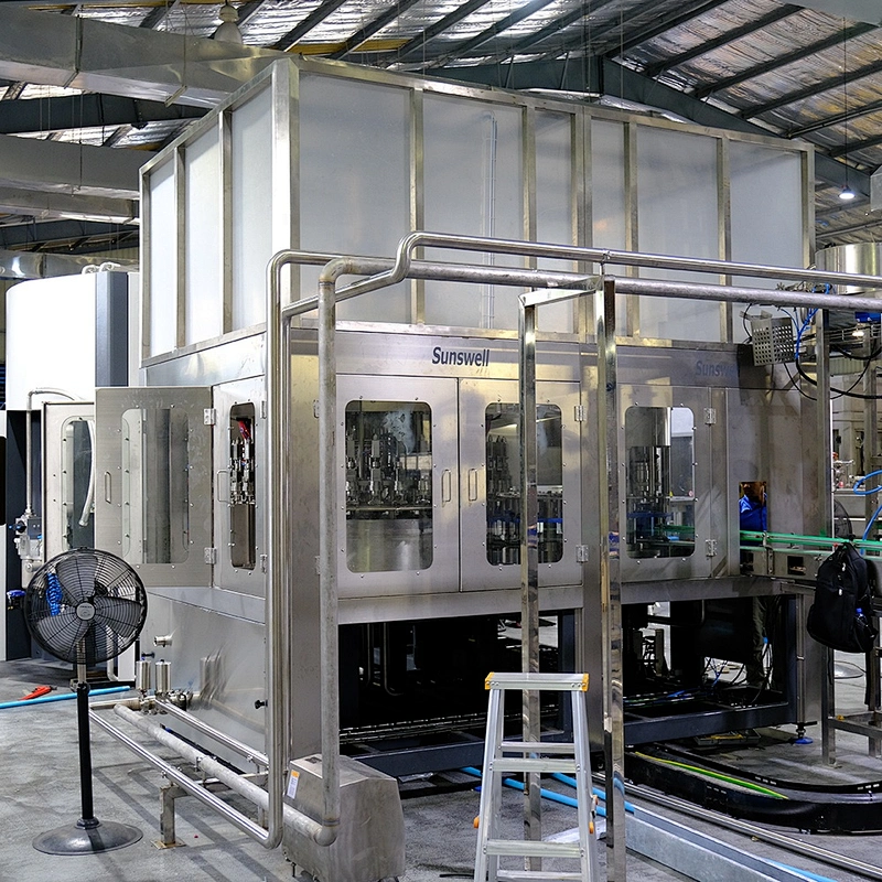 Automatic Soda/Sparkling/Mineral/Pure/Drinking Water Bottle Blowing Filling Capping Combiblock Bottling Machine Price