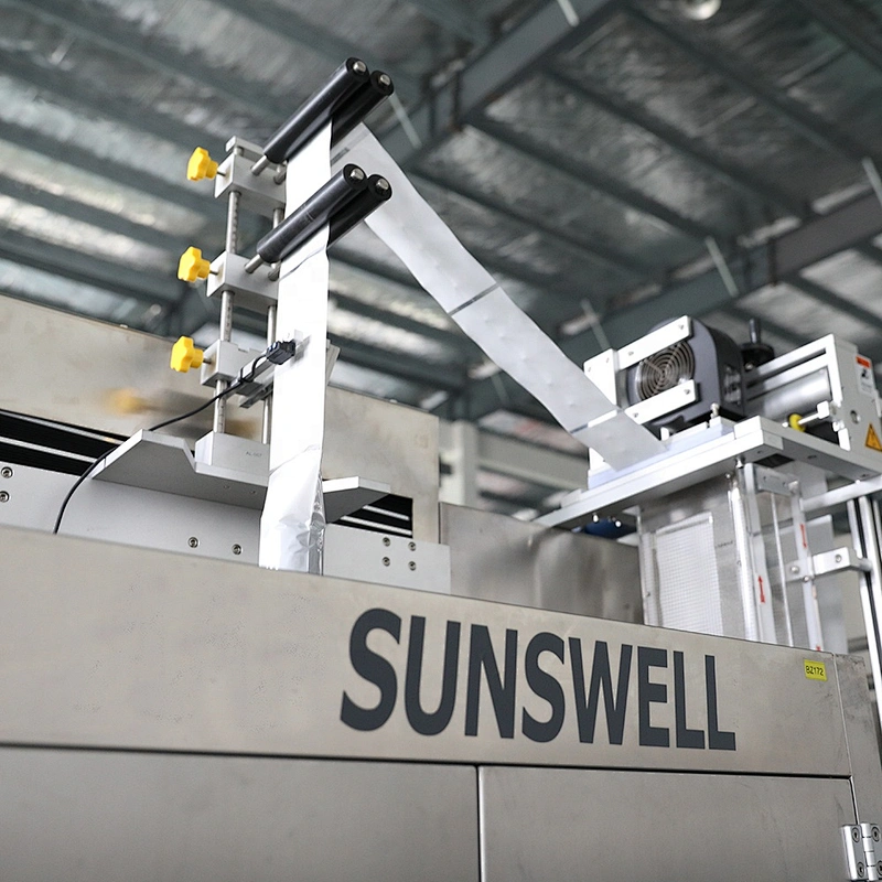 e liquid packaging Double Heads Automatic Pet Glass Bottle Can Shrink Sleeve Labeling Machine Sleeve Labeler with Steam Tunnel bottling equipment prices