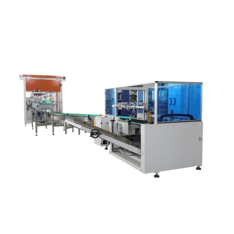 Automatic Carton Box Sealing Packing Bottle Case Packer Packaging Machine