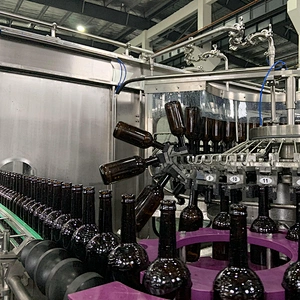 Zhangjiagang Full Automatic Beer Filler Washing Filling Capping Bottling Plant Packaging Machine