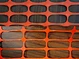 orange barrier fence plastic mesh