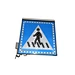 solar traffic crossing sign