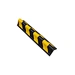 3.2kg Black Rubber With RoHS Reflective Parking Lot Wall Corner Guards
