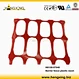 orange barrier fence plastic mesh