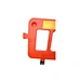 plastic reflective road stud