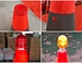 led light traffic cone
