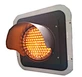 solar yellow flashing led traffic warning lights