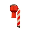 red white warning tape