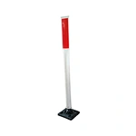 Flat Top Bollard With Rubber Base