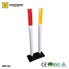 Flat Top Bollard With Rubber Base