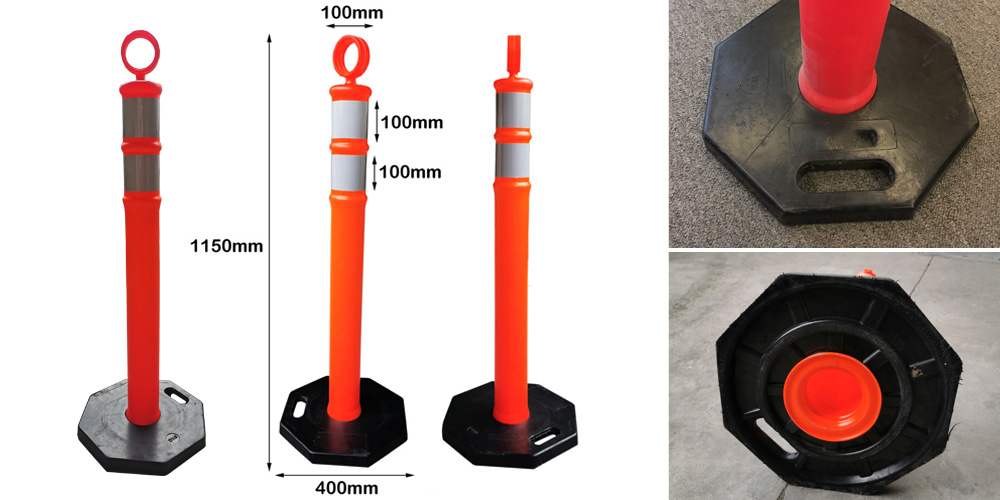 traffic safety delineator post