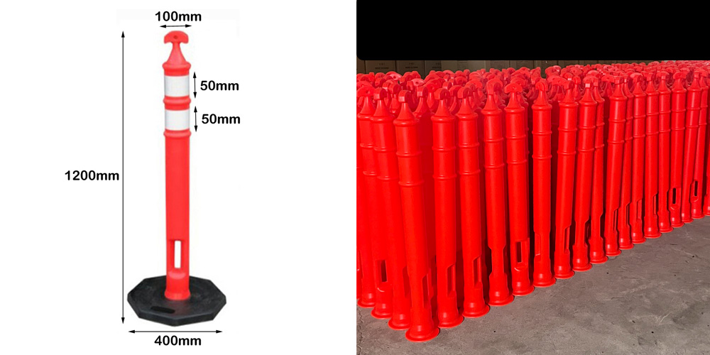 traffic safety delineator post