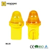 barricade warning solar light
