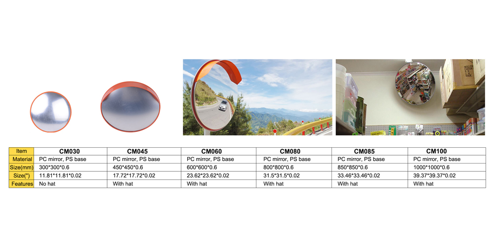 outdoor Traffic Corner Mirror