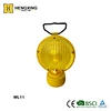 barricade warning solar light