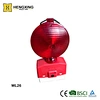 barricade warning solar light