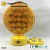 solar traffic warning lamp