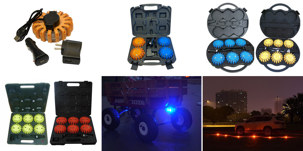 Strobe LED Road Flare Safety Light