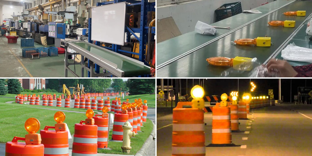 Safety Solar Barricade Light