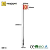 Offroad New High Quality 10ft Reflective X Flag Fiberglass Pole Mining Safety Super Warning Whip