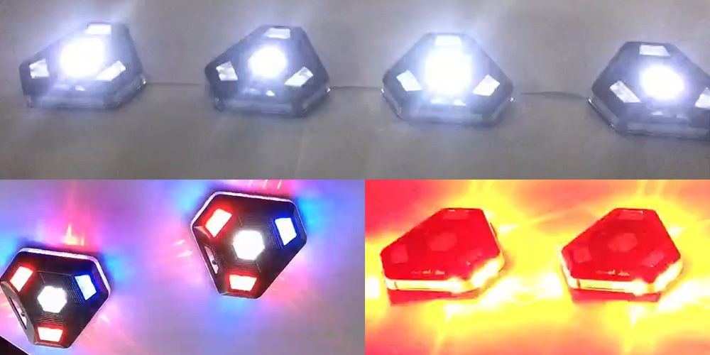 Traffic Rechargeable LED Warning Lamps