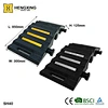 Hengxing Rubber Heavy Duty Plastic Beads Reflective 16kgs 2 Channels Drive Over Cable Protector