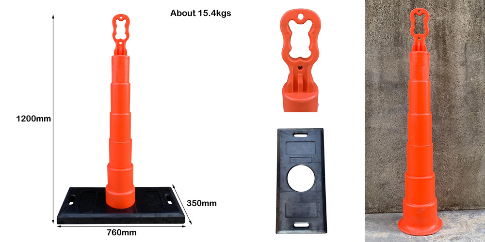 PVC Warning Posts