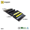 BSCI Manufacturer 2 Channel Cable Bridge Reflective Speed Ramp Warning Outdoor Cable Protector