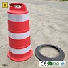 Rubber Base Crash Traffic Barrels