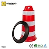 Plastic Handle Reflective PE 910mm Traffic Barrier Drums