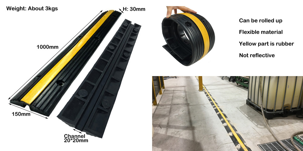 1 Channel Rubber Cable Protector