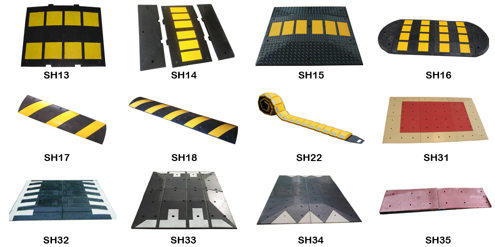 Vehicle Traffic Rubber Speed Hump
