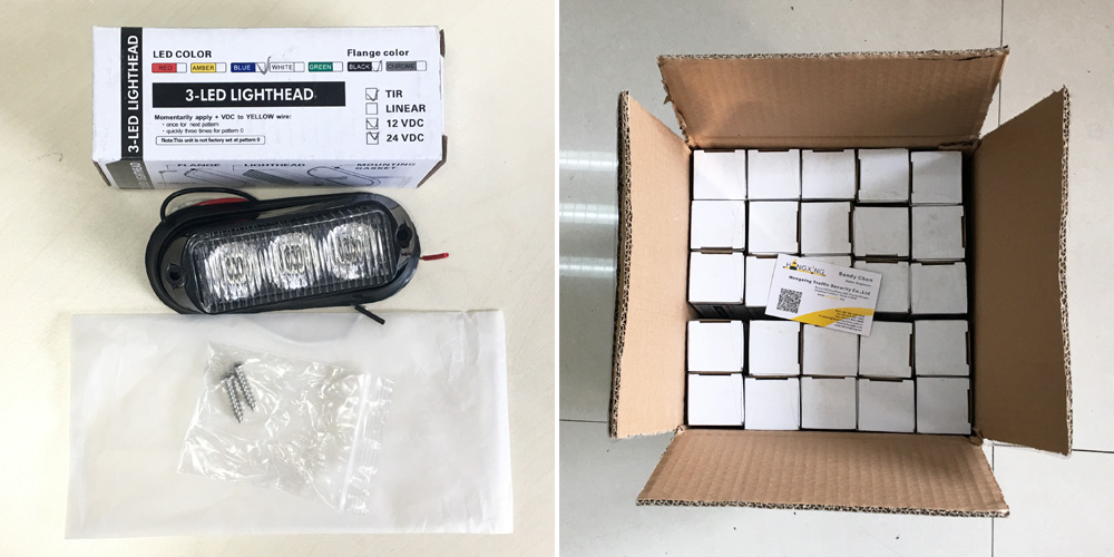 Flashing Emergency Strobe Lights