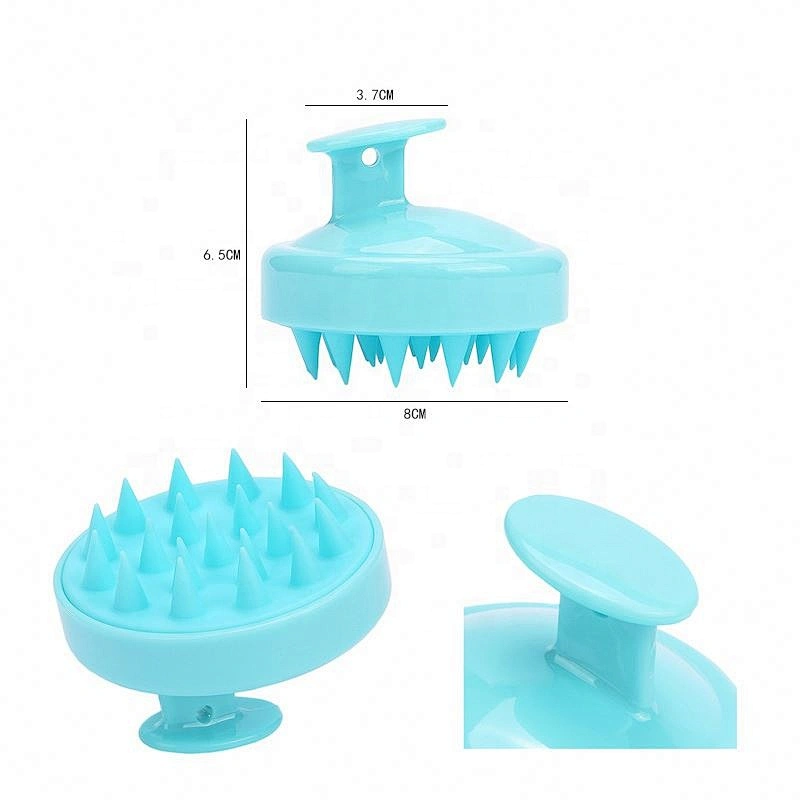 2021 Salon Massager Comb Hair Shampoo Brush Massage Scalp Silicone