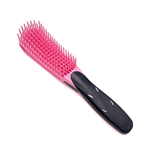 Xinlinda manufacturer Hot sale fashional comfortable multicolor bristles octopus 8 rows detangler brush