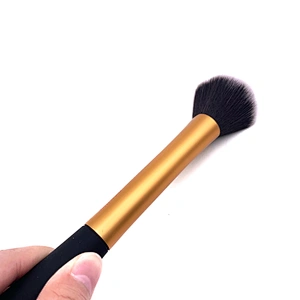 Selling White Wool Wholesale Shaving Tapered Foundation Brush 10 Pcs Makeup Brushes