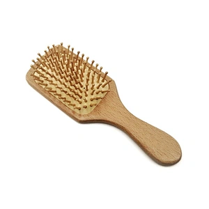 Goat Baby Hair Brush Wooden Hair Brush and Comb Set Waterproof