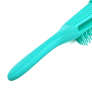 Hot selling stylish comfortable multicolor bristles octopus eight row Detangler brush