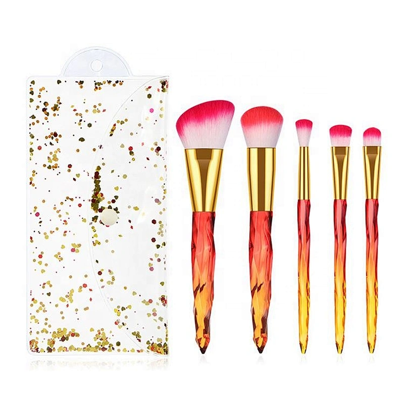 Cosmetic Brush 5 Pcs Set Make Up Tool Professional Women's Makeup Powder