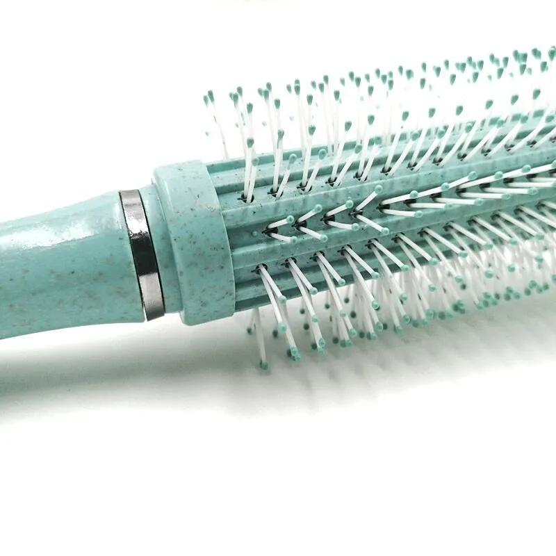Yaeshii New Boar Bristle electroplating Paddle Hair Brush Salon Hairdressing Oval Comb For Scalp Massage In Gold And Silver