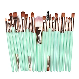 20 Makeup Brushes Beauty Tool Kit Eye Shadow Brush Neutral Non-Logo