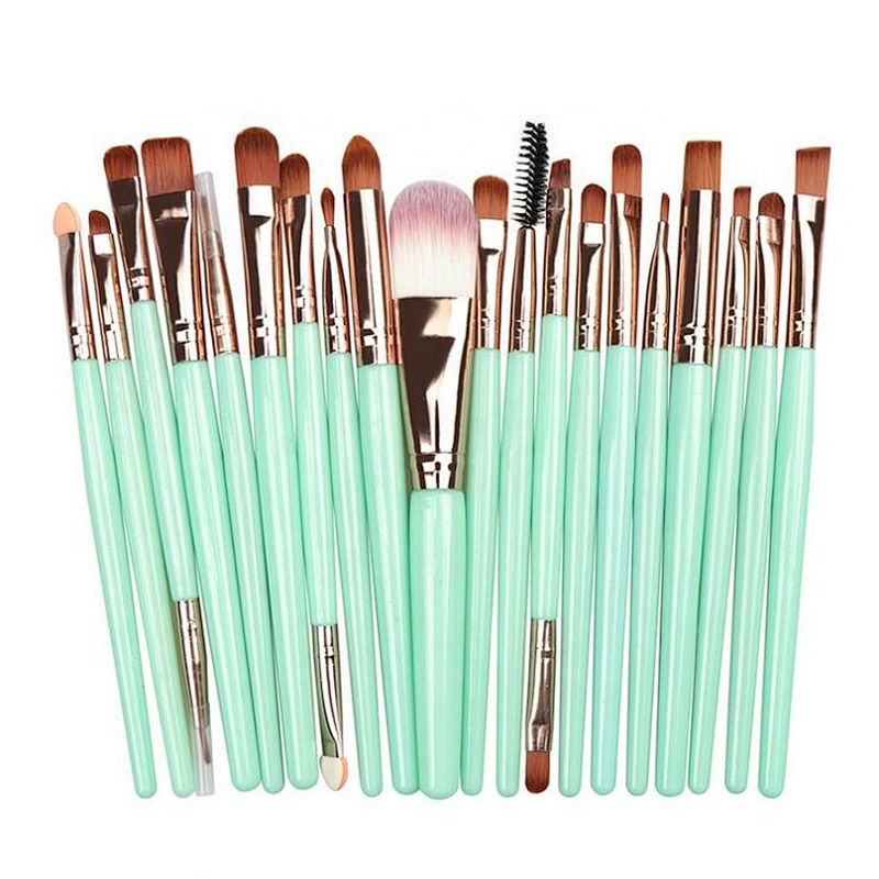 20 Makeup Brushes Beauty Tool Kit Eye Shadow Brush Neutral Non-Logo