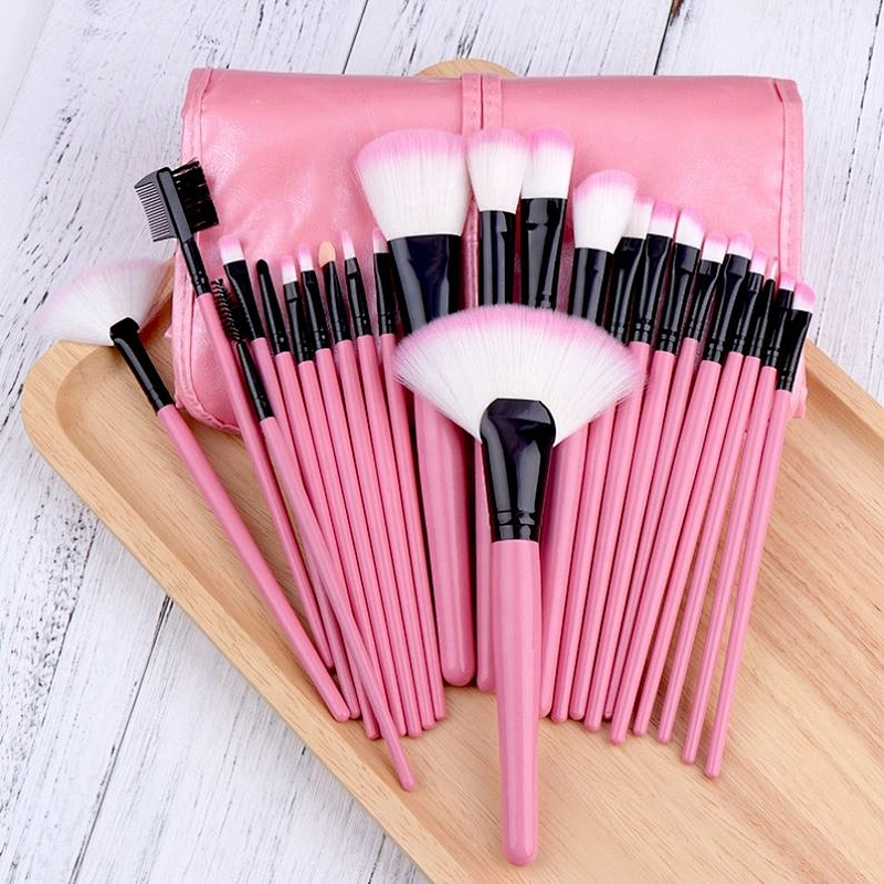 24Pcs Professional Make Up Brushes Eyeshadow Eyelash Powder Makeup Maquillaje With Bag Kit Cosmetic Beauty Brush