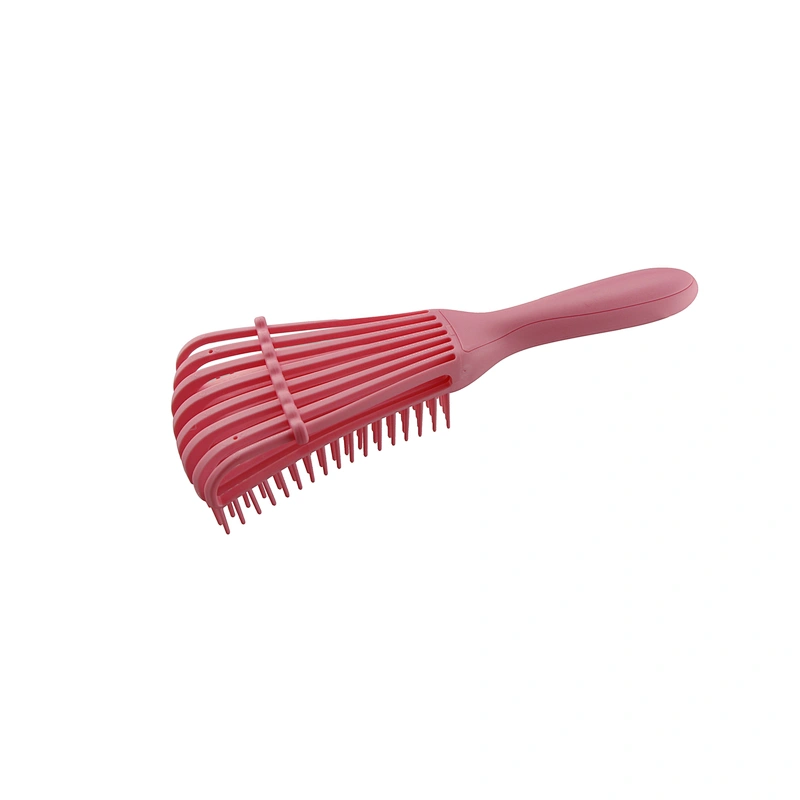 Hairdressing Vent Feature Plastic Handle Magic Eight Rows Octopus Spare Ribs Comb Detangling Hair Brush